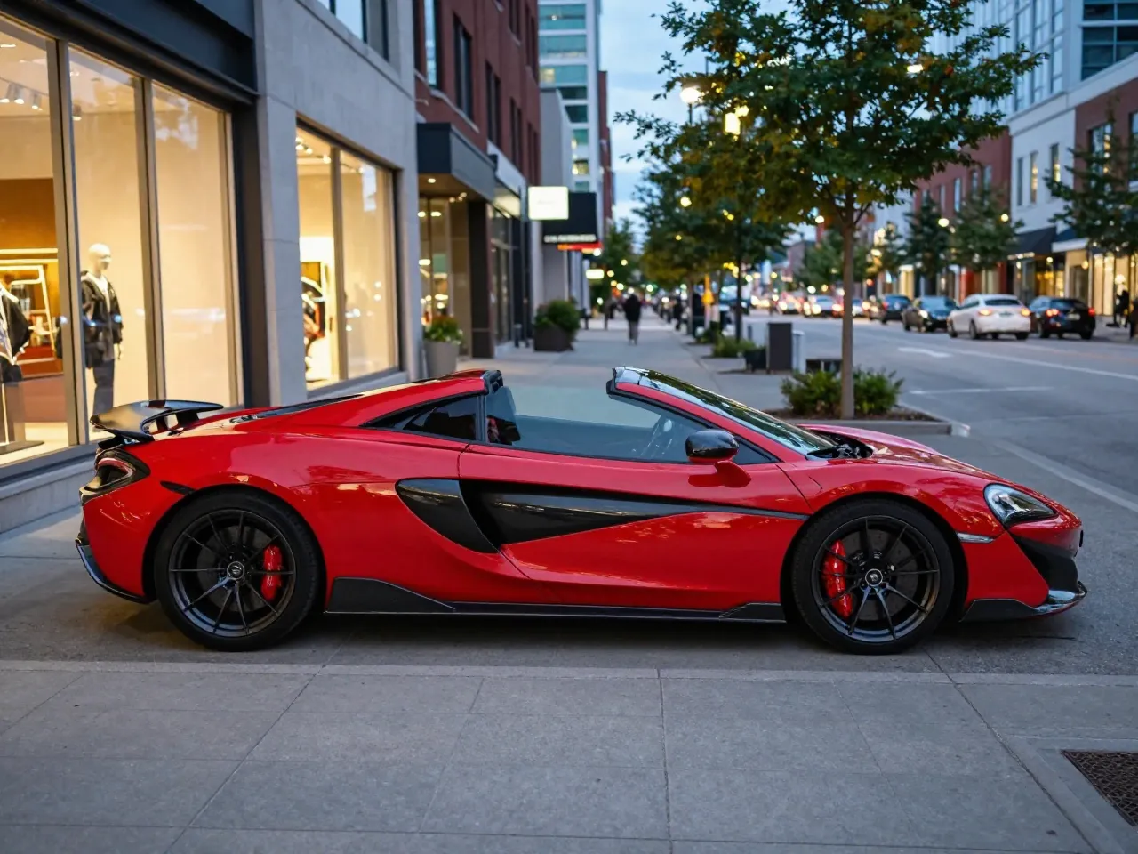 McLaren 600LT Spider — zijkant