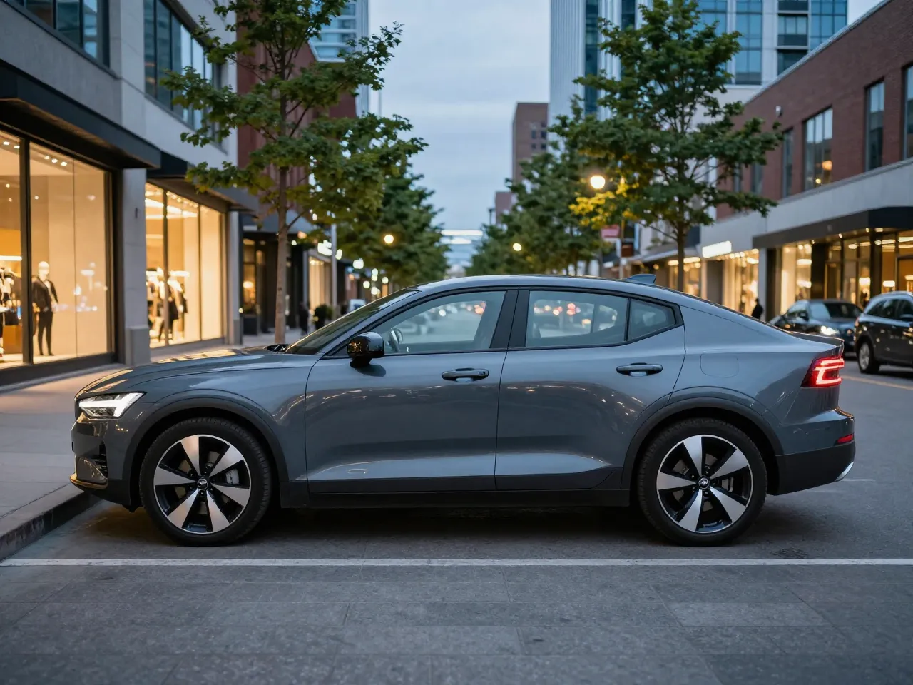 Polestar 2 — zijkant