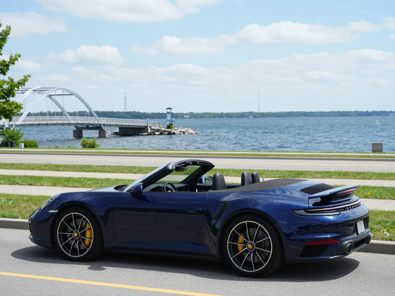 Porsche 911 Turbo S Cabriolet — laterale