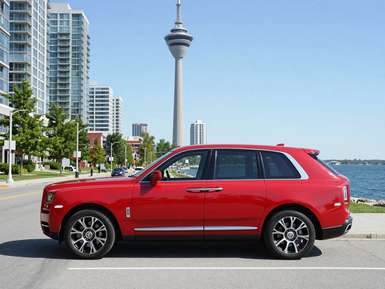 Rolls-Royce Cullinan — 측면