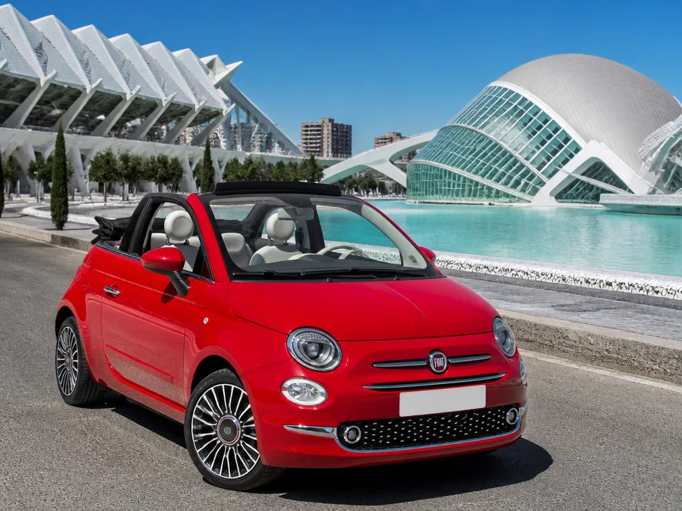 Fiat 500C — car rental in Valencia