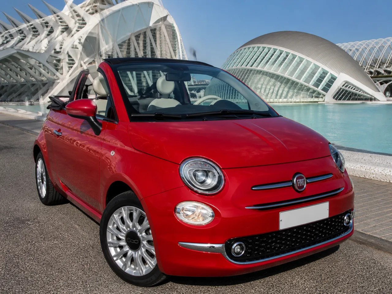 Fiat 500C — frontal