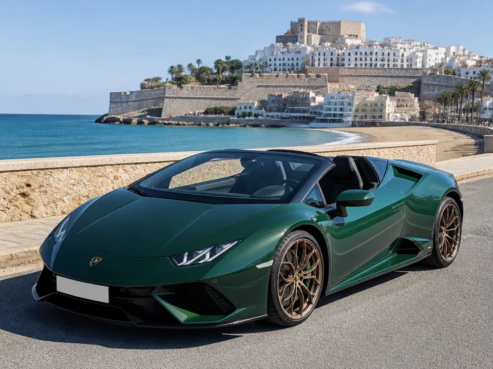 Lamborghini Huracan EVO Spyder — alquiler de autos en Valencia