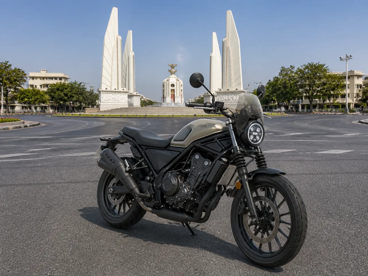 Honda CL500 — спереди