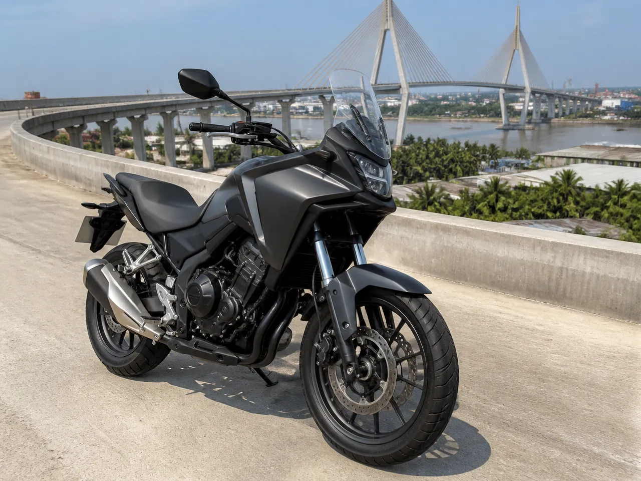Honda NX500 — avant