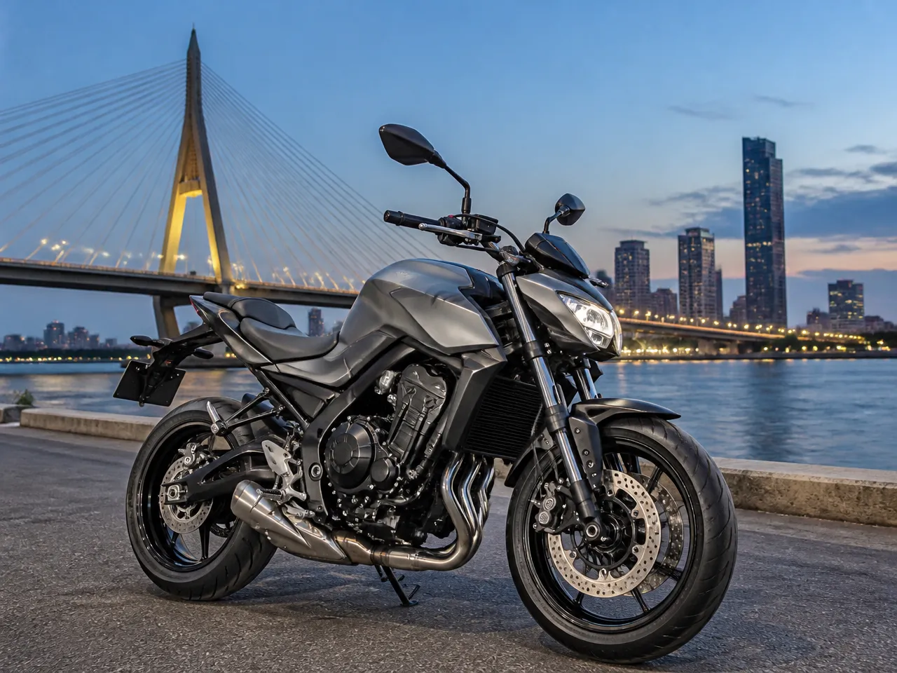 Kawasaki Z650 — спереди