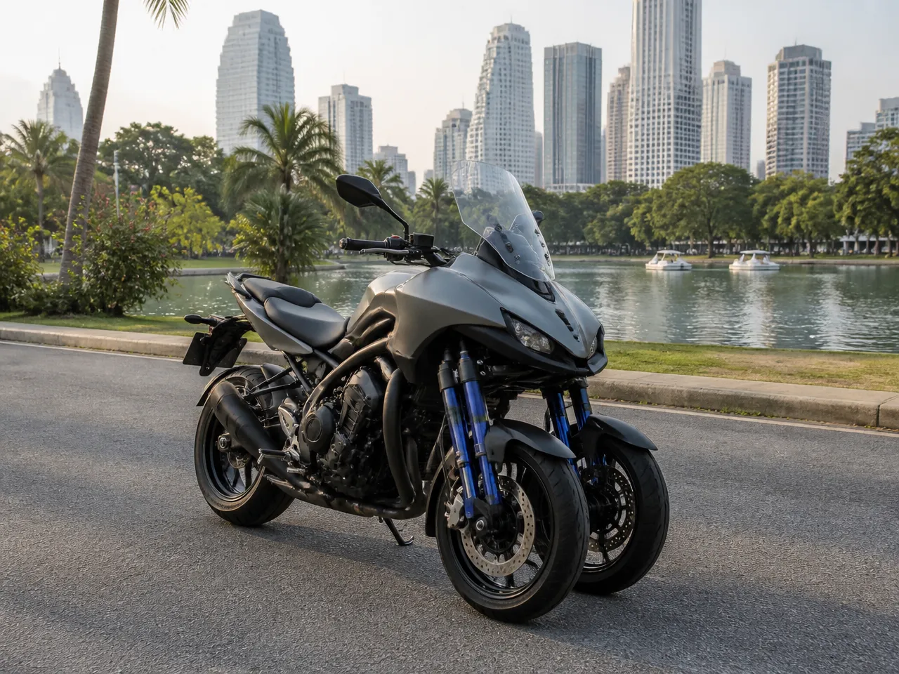 Yamaha Niken — vorn