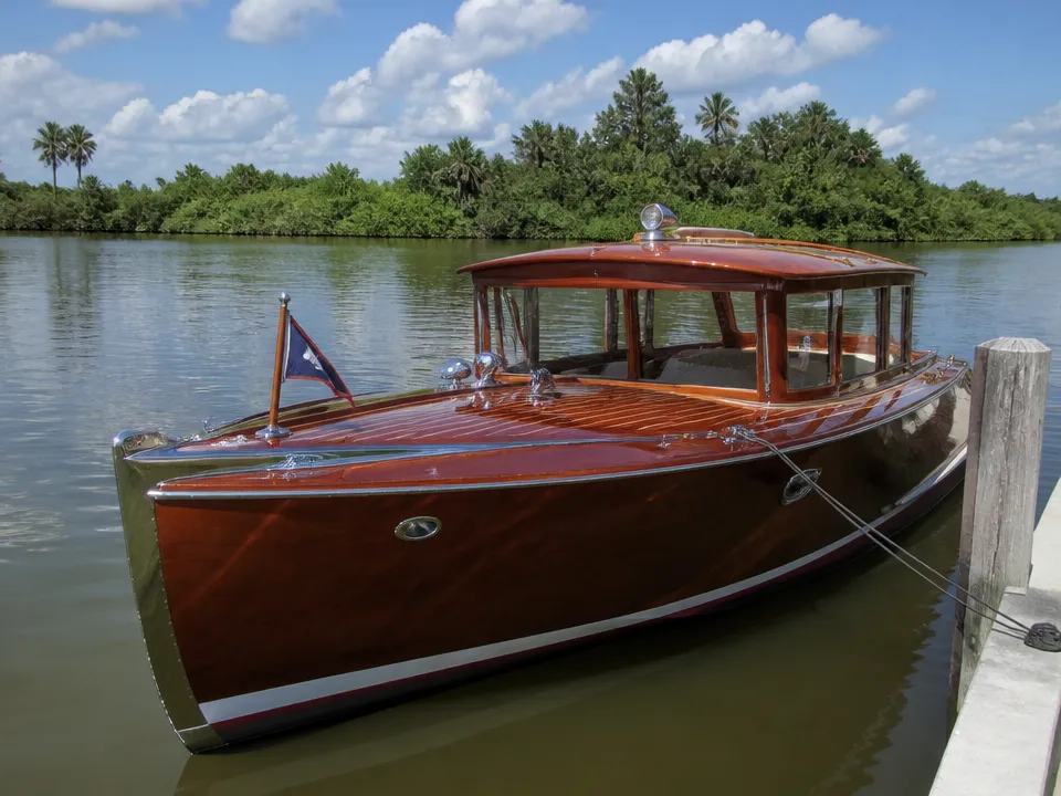 Hacker-Craft Classic mahogany boat