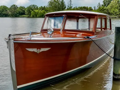 Hacker-Craft Classic mahogany boat