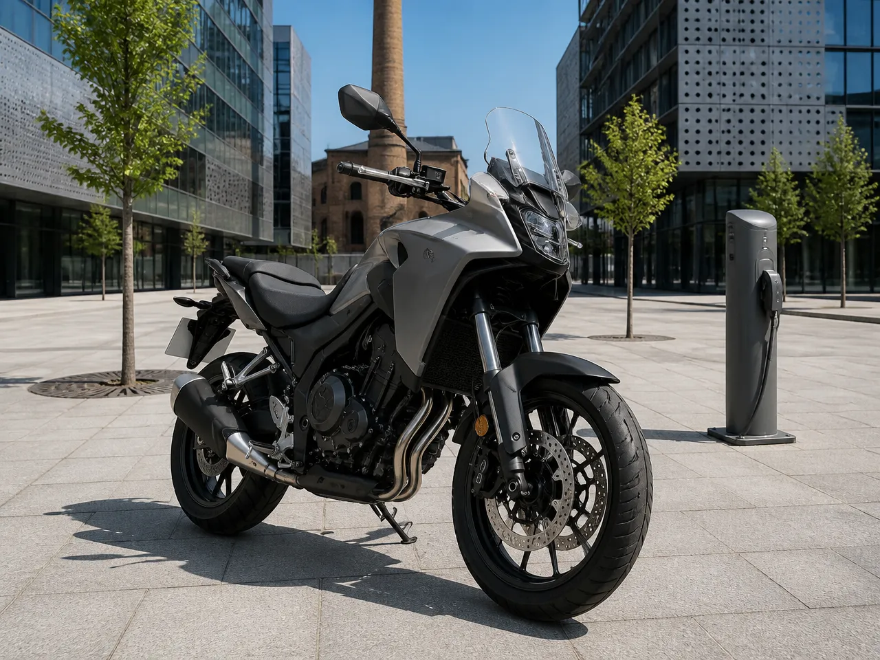 Honda NX 500 — спереди