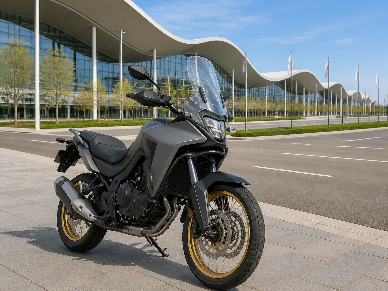 Honda XL750 Transalp — anteriore