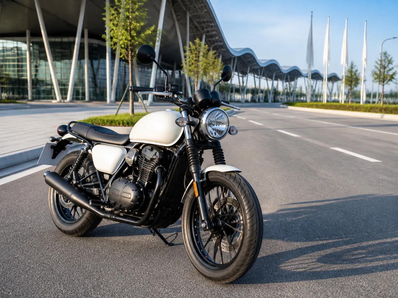 Triumph Bonneville Street Twin — front