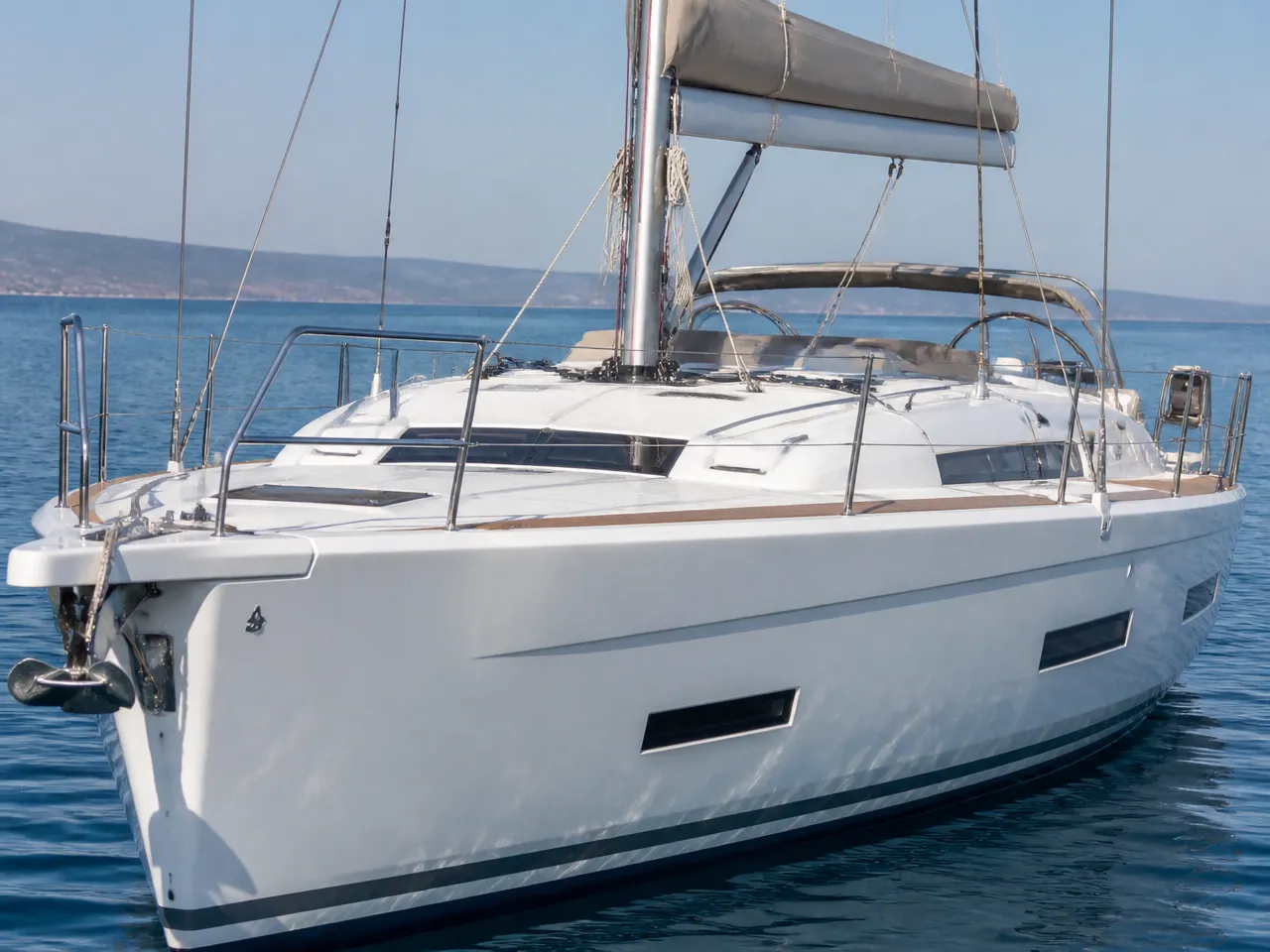 Dufour 430 — vorn