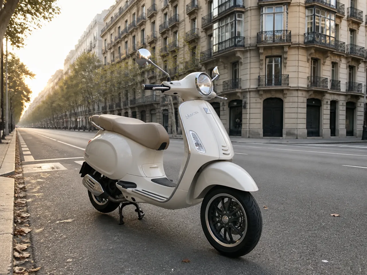 Vespa Primavera 125 — 正面