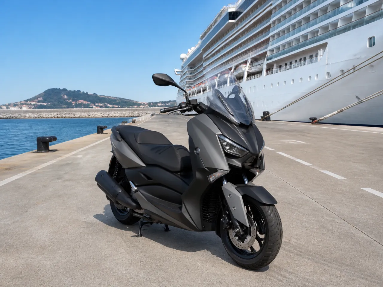 Yamaha XMAX 125 — anteriore
