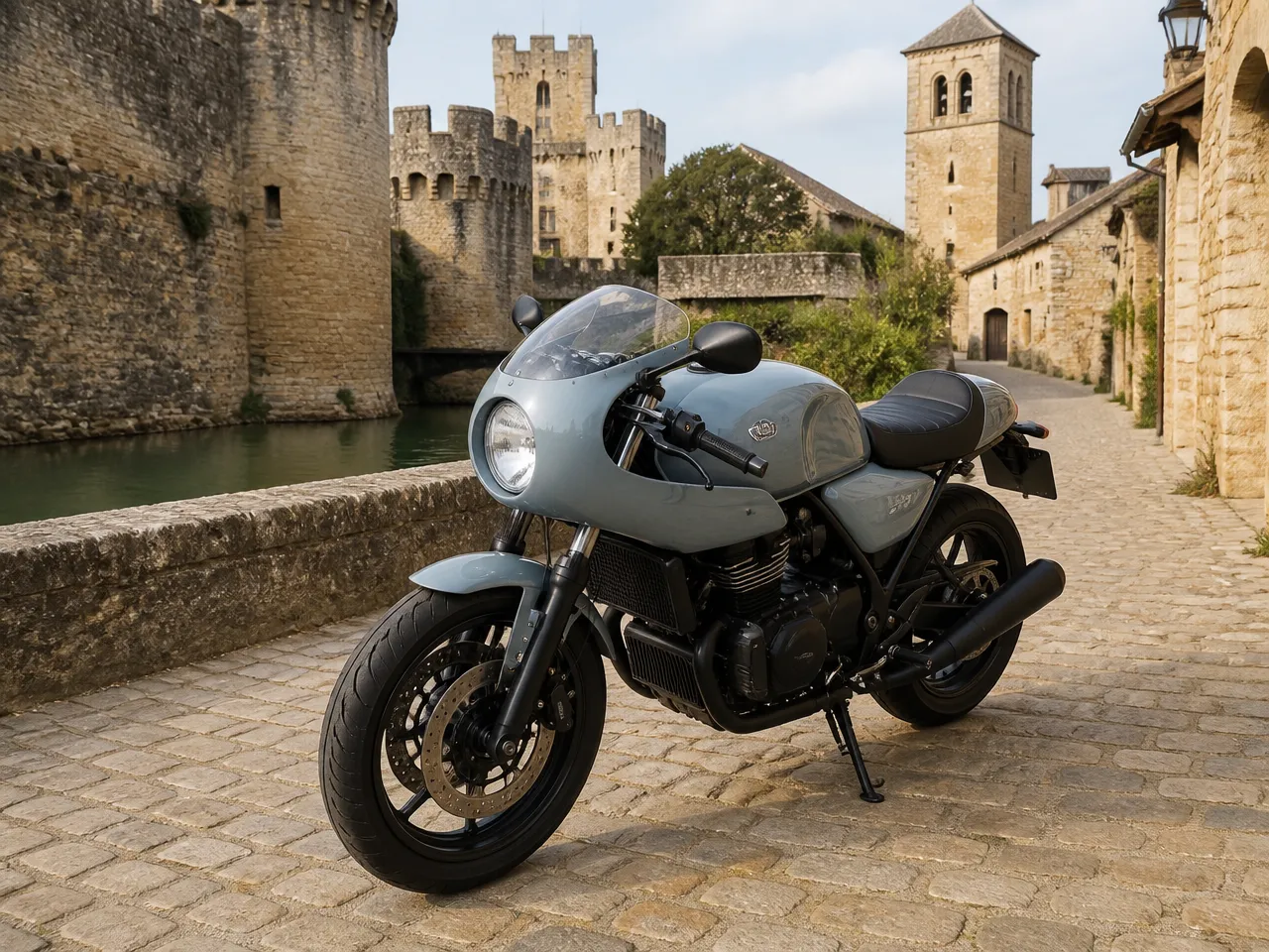 BMW K75 Café racer — frontal