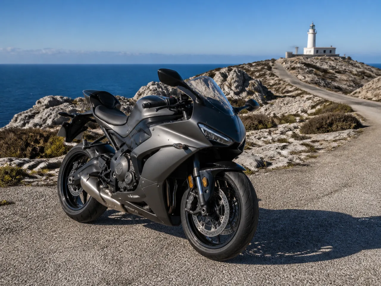 CFMoto 675SR-R — спереди