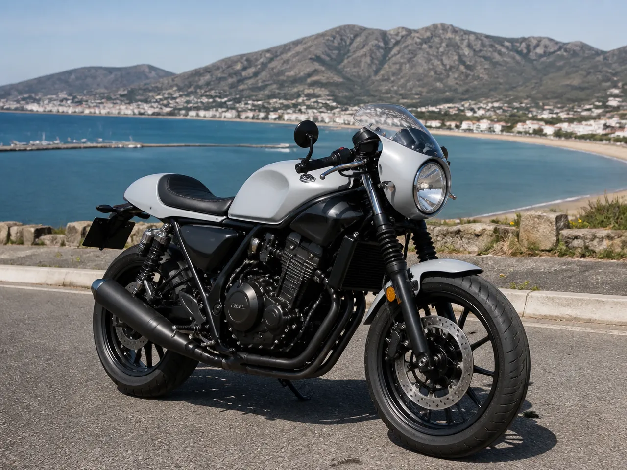 Honda CB500 Café racer — avant