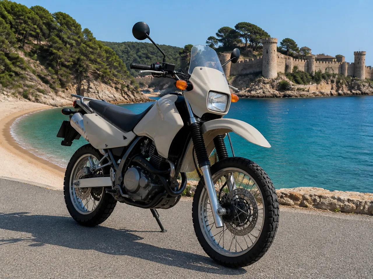 Kawasaki KLX650 — vorn