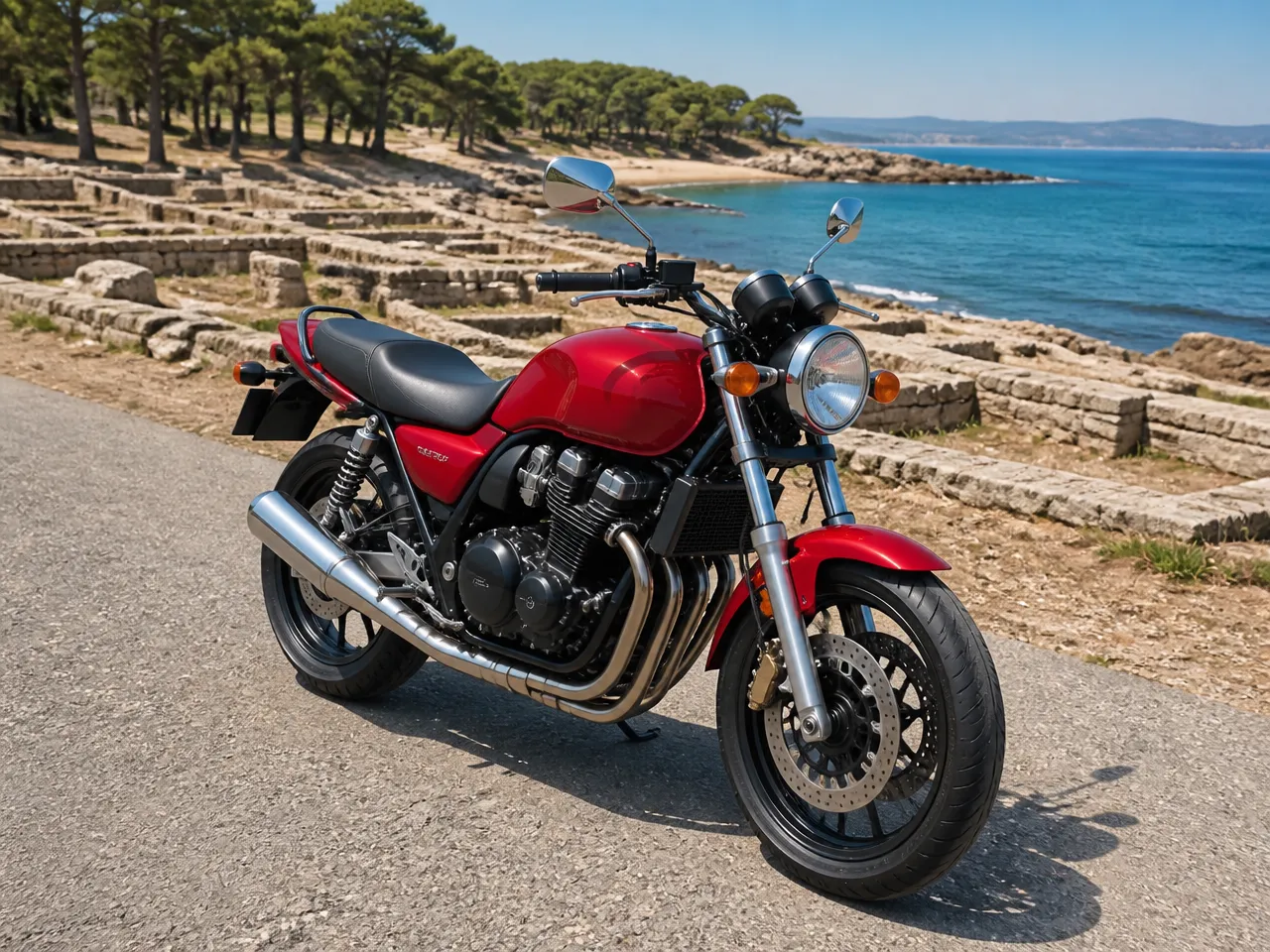 Kawasaki Zephyr 550 — avant