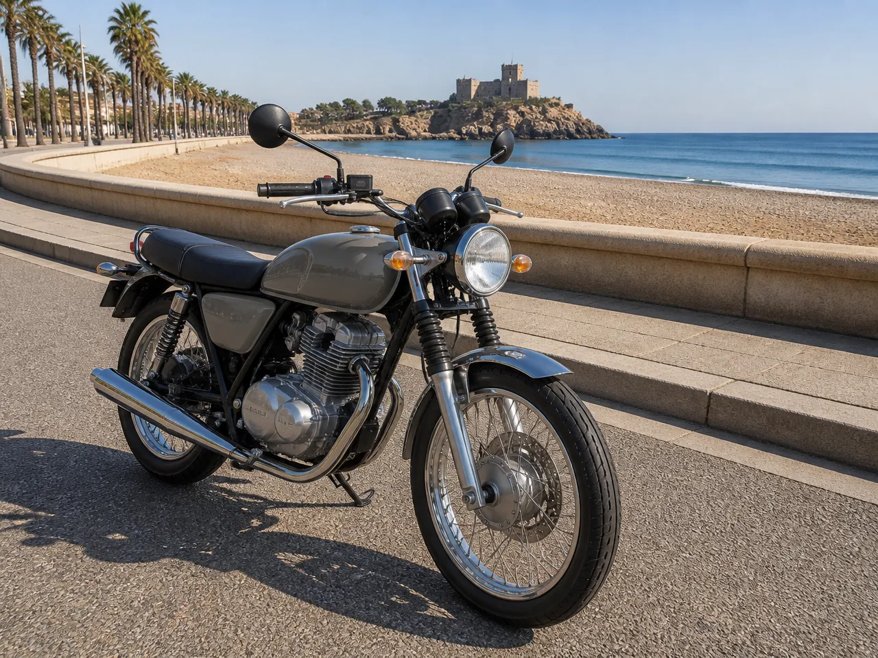 Yamaha SR 250 — avant