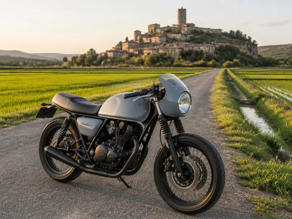 Yamaha XS400 Café racer