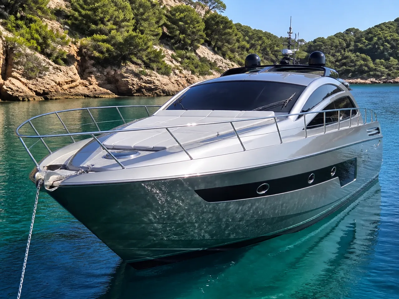 Pershing 48 — frontal