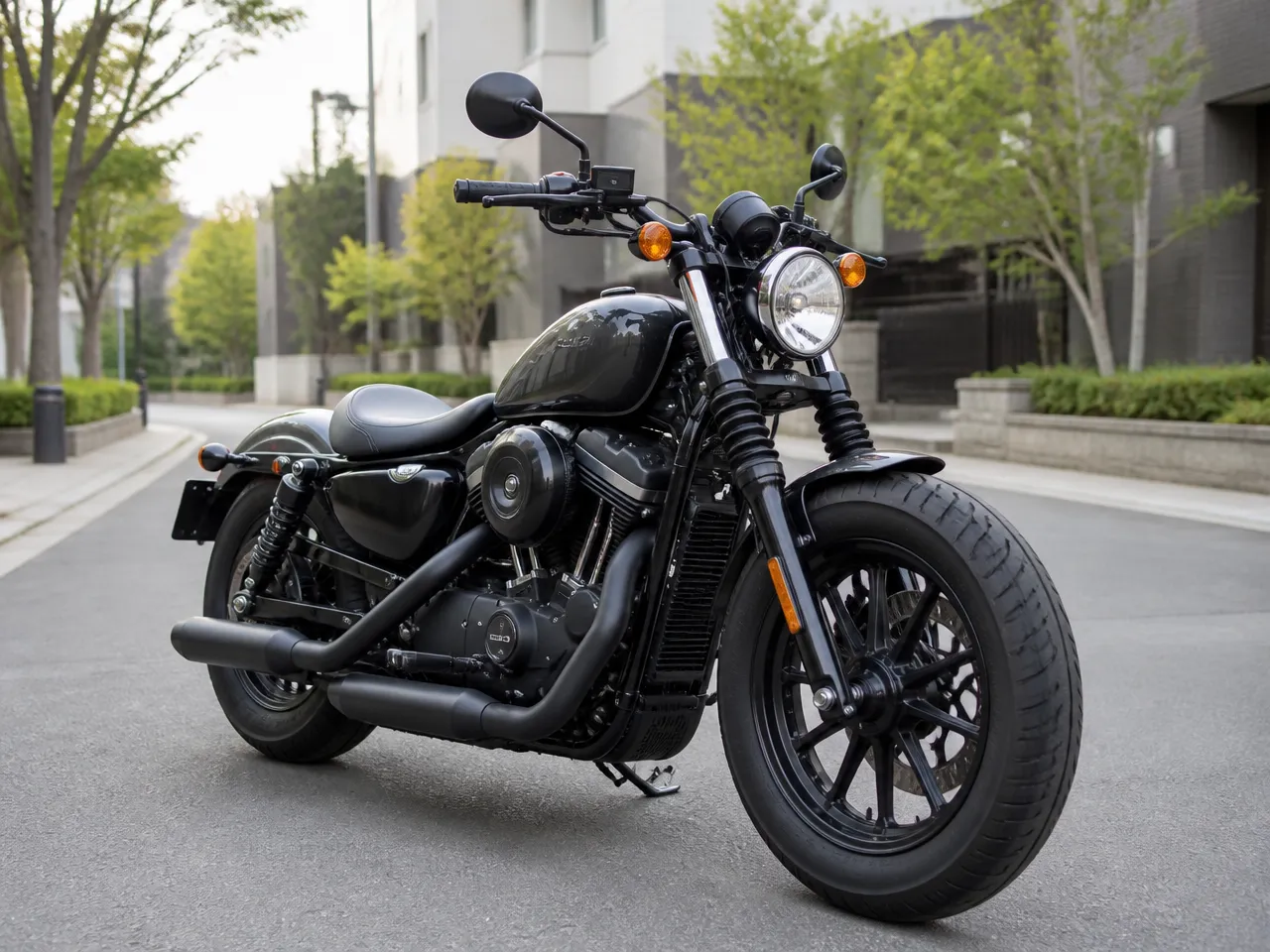 Harley-Davidson Sportster Forty-Eight — الأمام