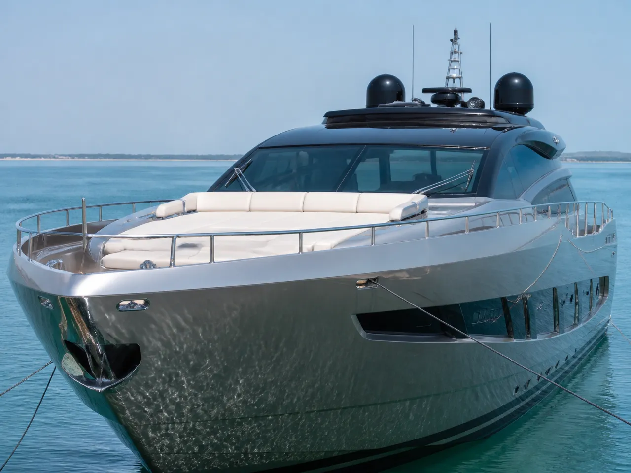 Pershing 95 ft — الأمام