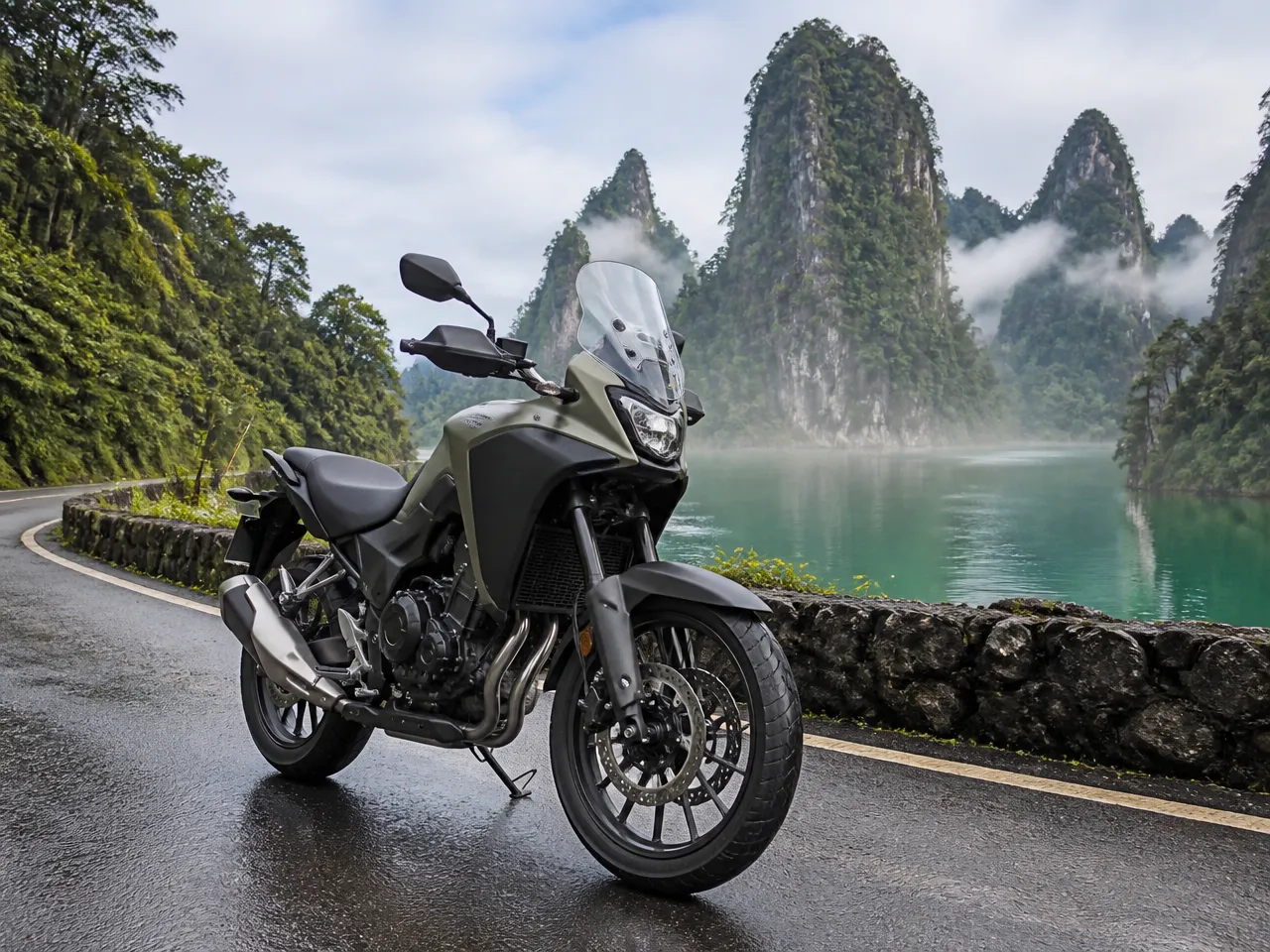 Honda NX 500 — спереди