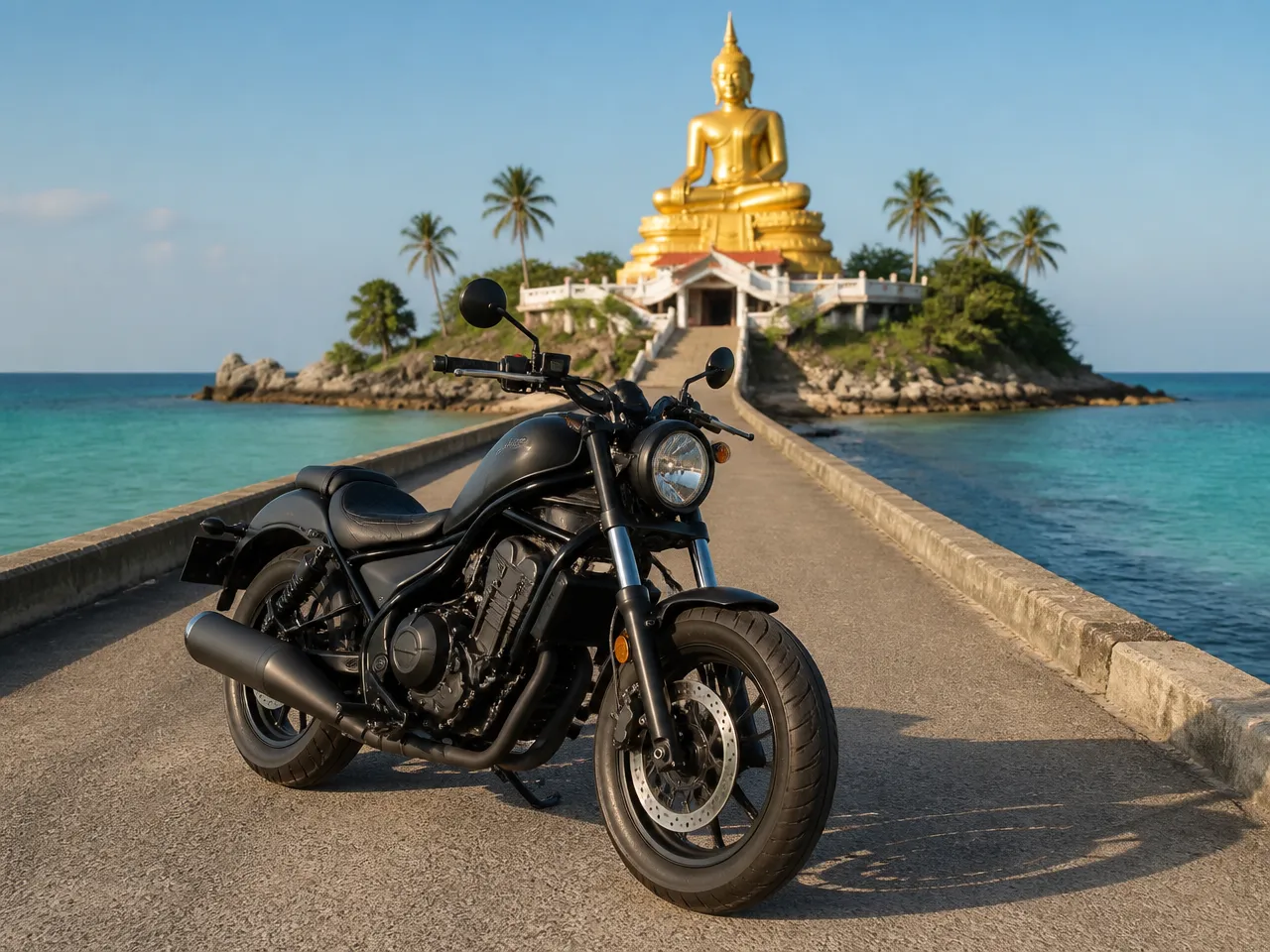 Honda Rebel 500 — front