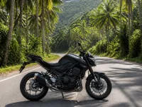 Kawasaki Z900 — side
