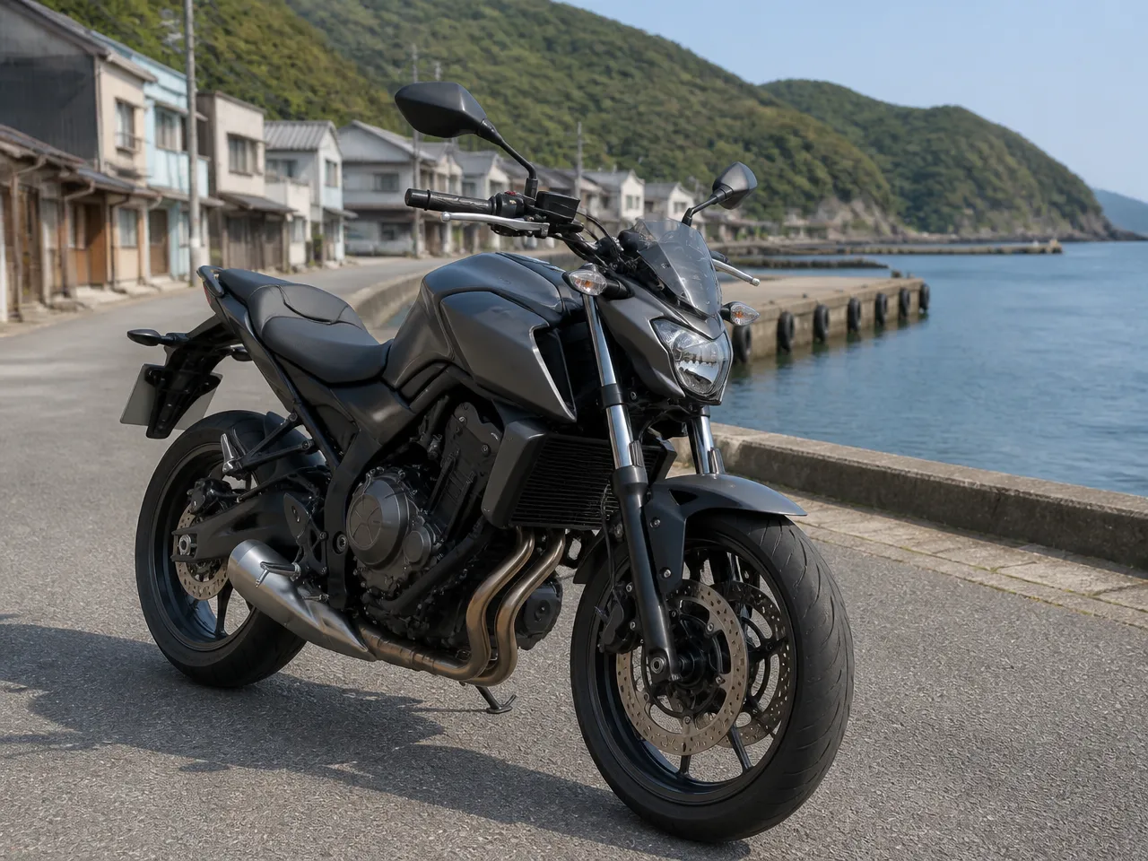 Yamaha MT-07 — ด้านหน้า