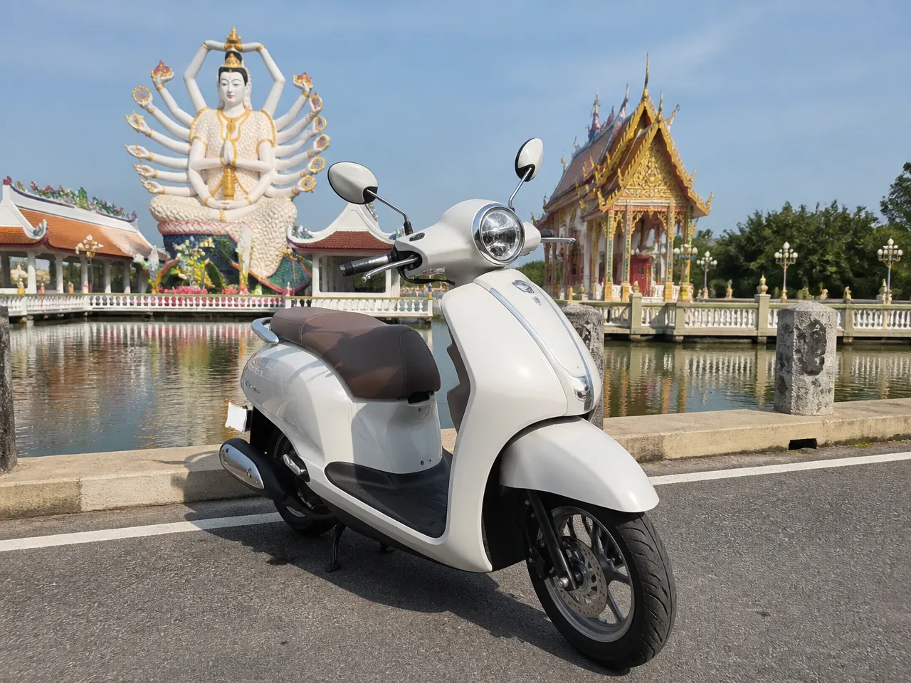 Yamaha Grand Filano Hybrid 125 — ด้านหน้า