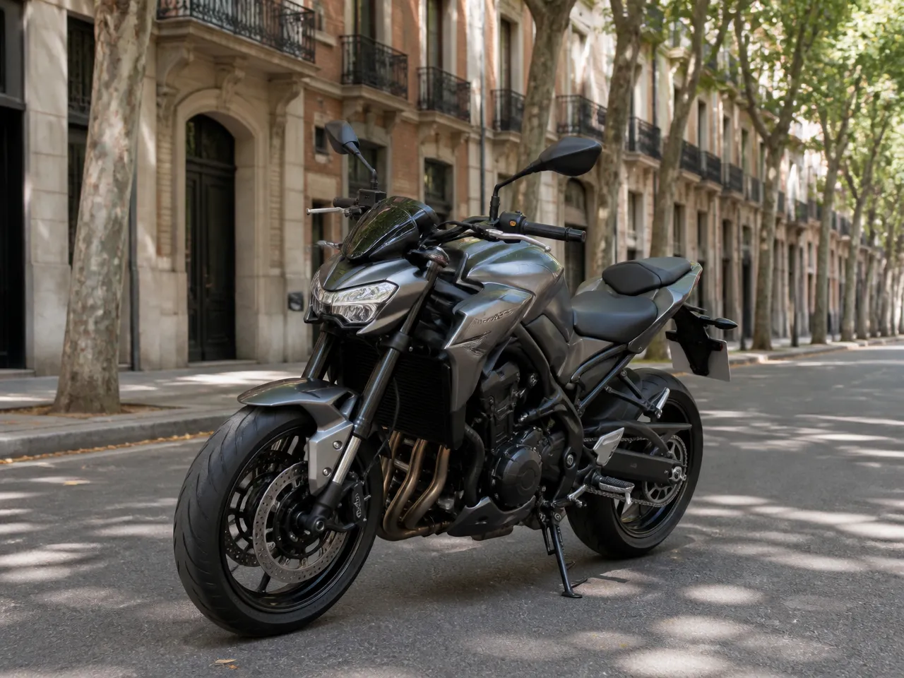 Kawasaki Z900 — frontal