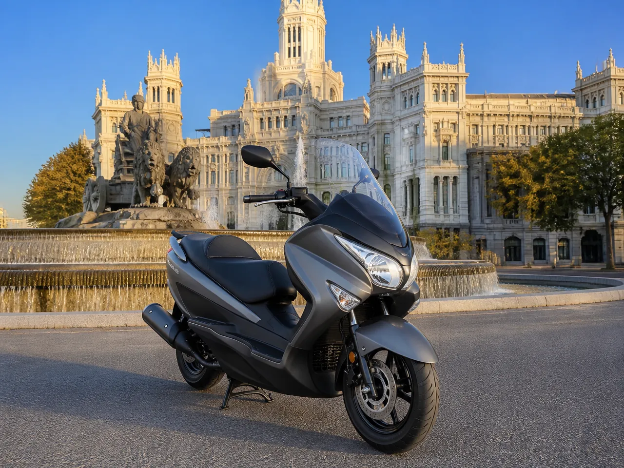 Suzuki Burgman 200 — vorn