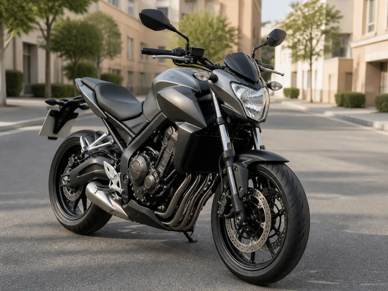 Honda CB650F — frontal