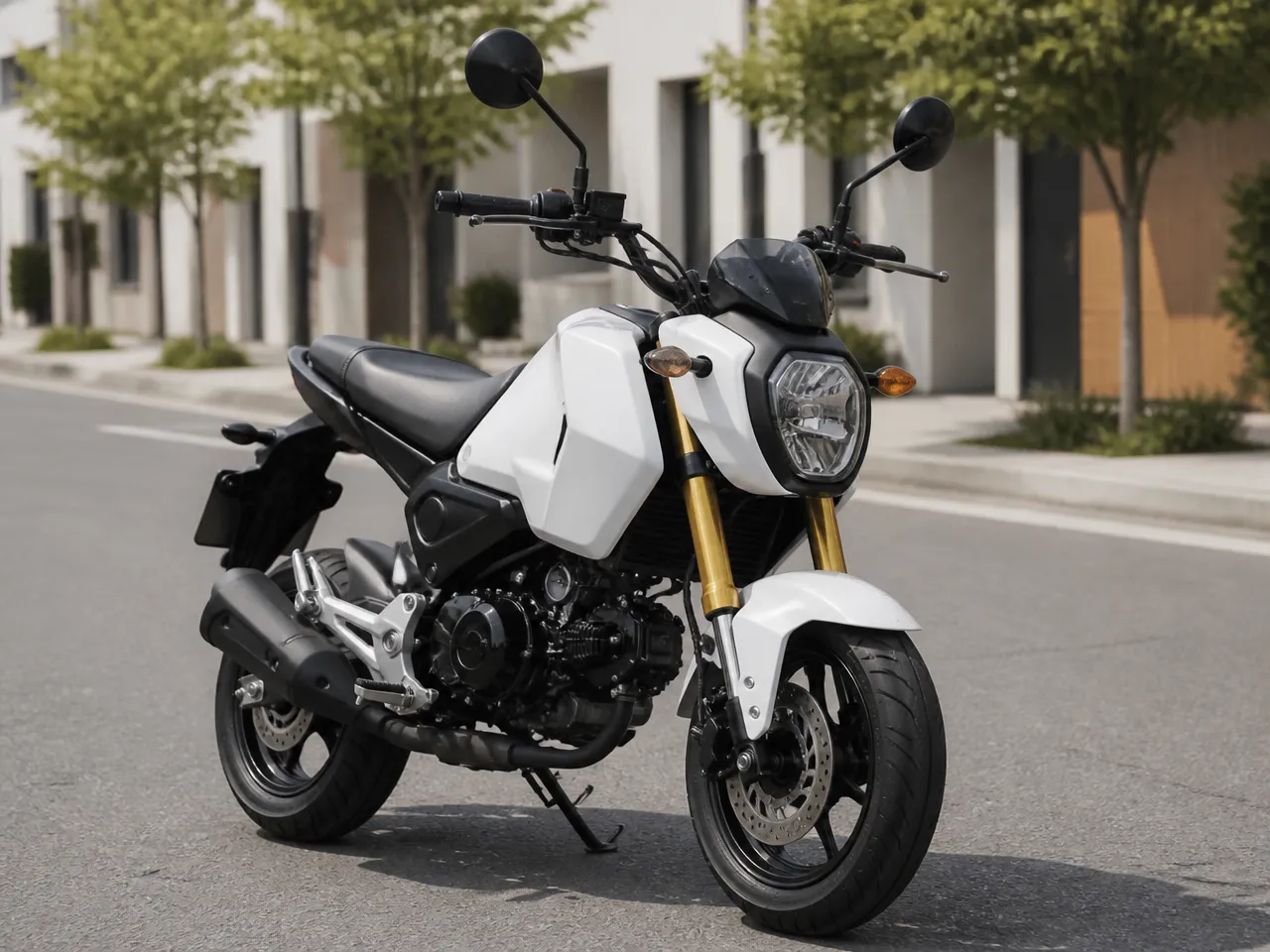 Honda Grom — front