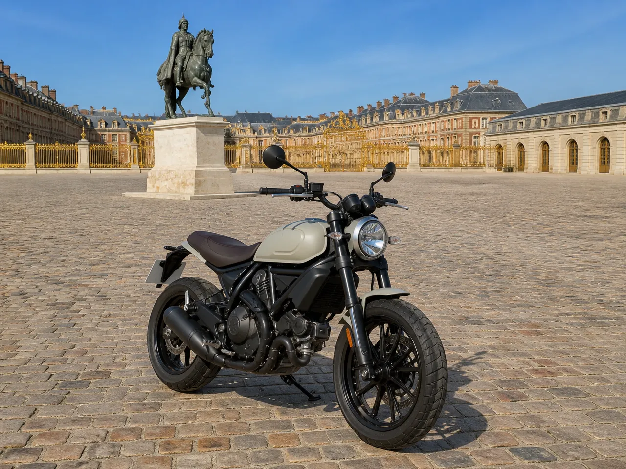 Ducati Scrambler — спереди