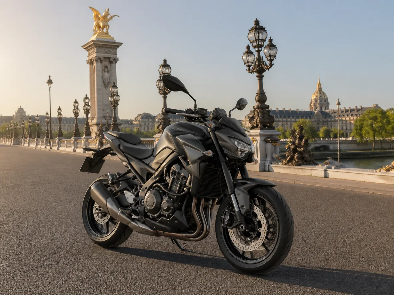 Kawasaki Z900 — avant