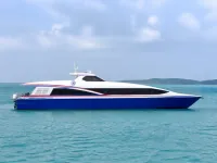 Speed catamaran Ramayana — ด้านข้าง