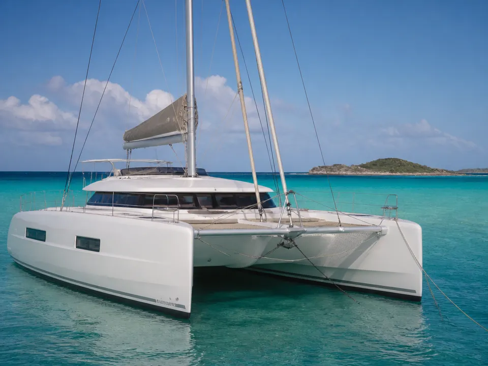 Sailing Catamaran Champagne