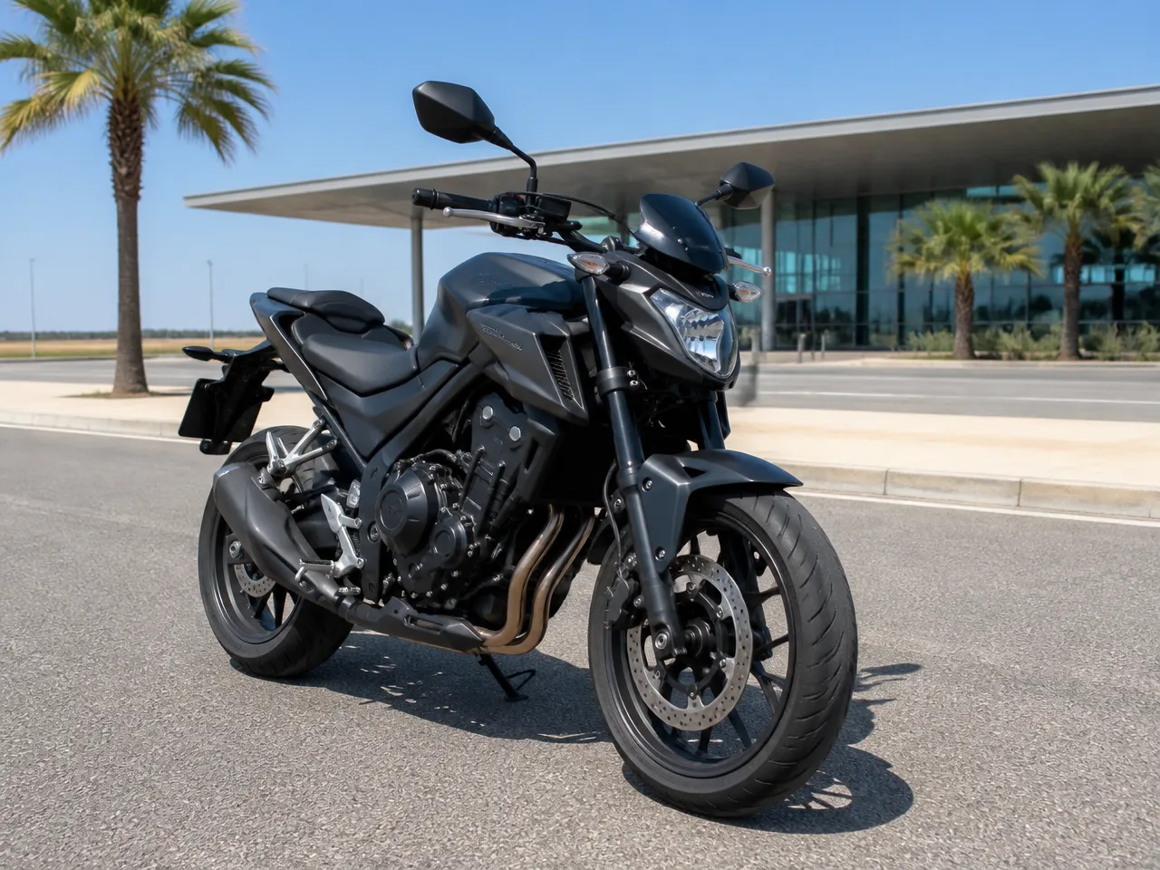 Honda CB500F — ด้านหน้า