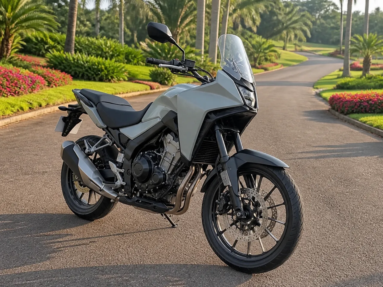 Honda NX500 — 正面