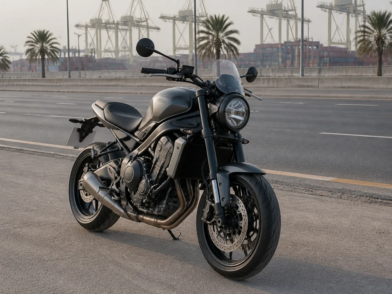 Yamaha XSR900 — спереди