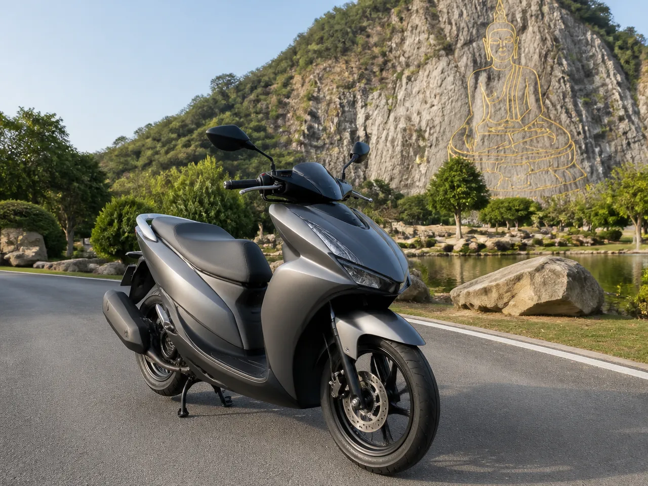 Yamaha Aerox 155 — 전면