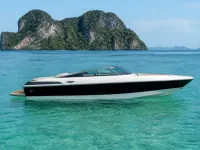 Custom speedboat 26 ft — side