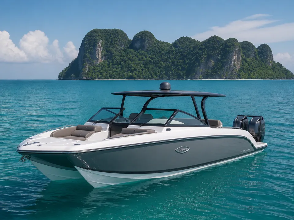 Custom Twin Engines 200 hp, 27 ft