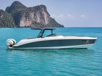 Custom Twin Engines 200 hp, 27 ft — сбоку