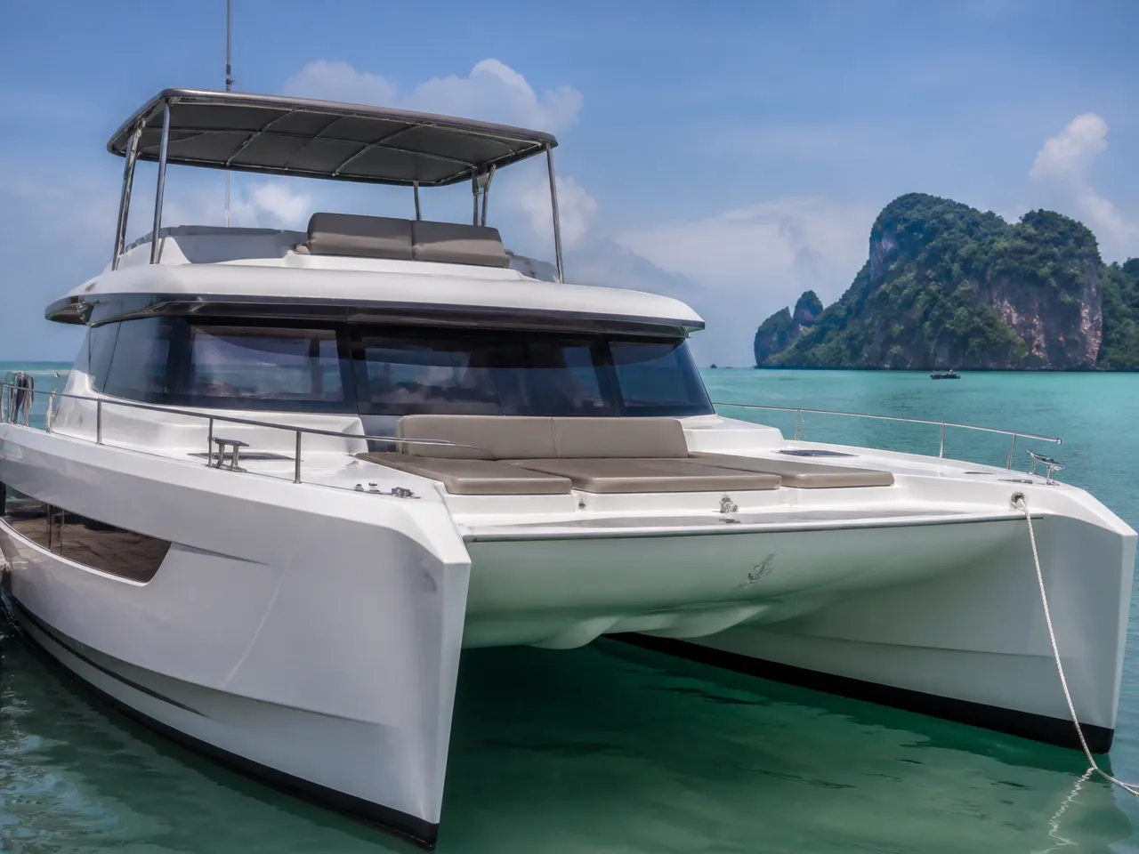 Fountaine Pajot 40 Power Catamaran — front